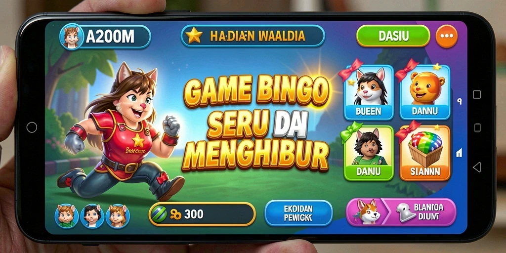Gameplay seru Bingo di A200M yang membuat ketagihan.