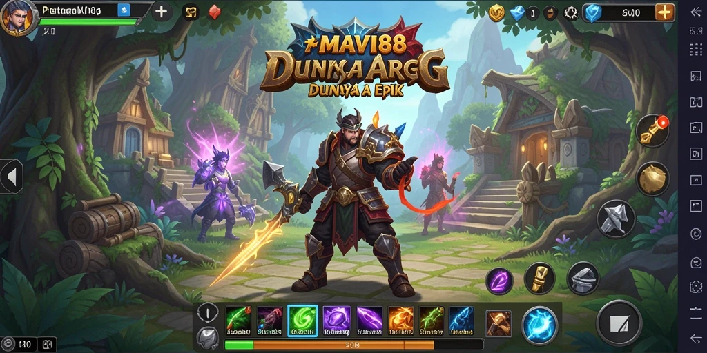 Tampilan seru dari pertarungan di AMAVI88 yang penuh aksi.