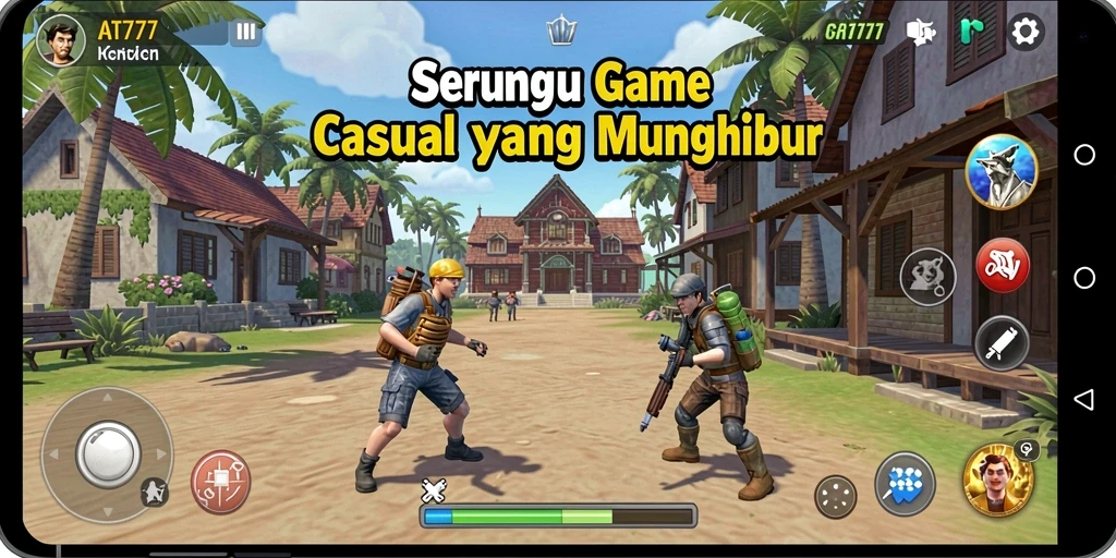 Tampilan gameplay seru dan menarik dari AT777.
