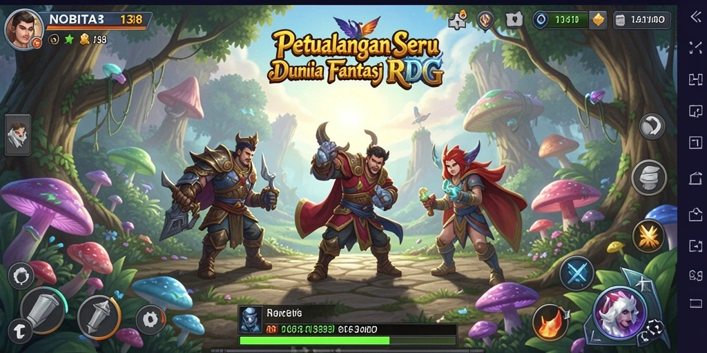 Tampilan gameplay seru di NOBITA138 yang penuh tantangan.