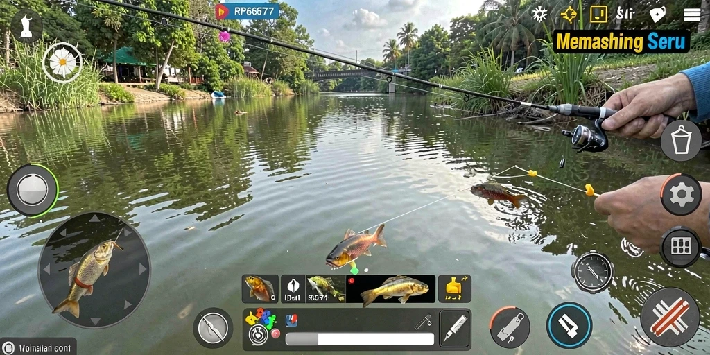 Tangkapan ikan besar dan gameplay seru di RP6677.